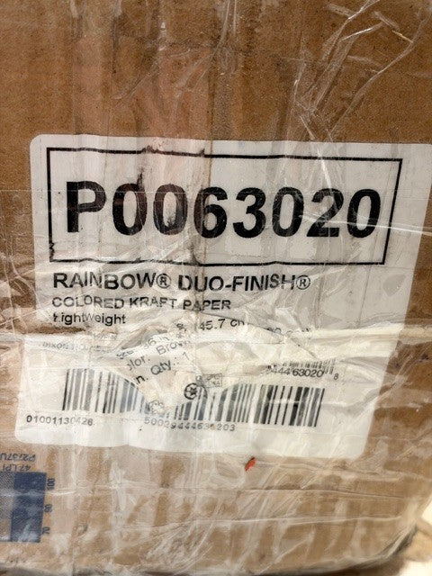 Pacon Rainbow Duo Finish Colored Brown Kraft Paper P0063020 | 36in x 1000ft