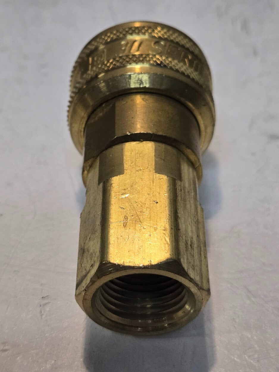 Parker 30 Series B37 1/2" Quick Connect Coupler 1/2"-14 Female Threads