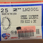 25 Qty. of American Fittings Corp 2" Steel Locknuts LN200L (25 Qty)