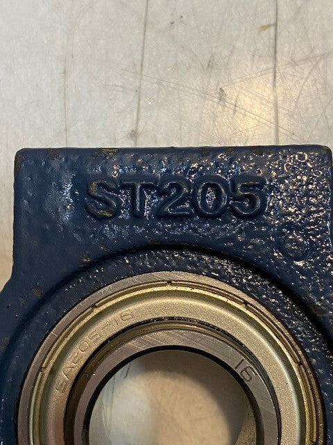 PILLOW BLOCK ST205 W/ UC205-16 INSERT BEARING 25mm BORE 22mm Opening