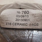 3 Qty. of PowerStop Ceramic Disc Brake Pads 16-999 | 16-1075 | 16-760 (3 Qty)