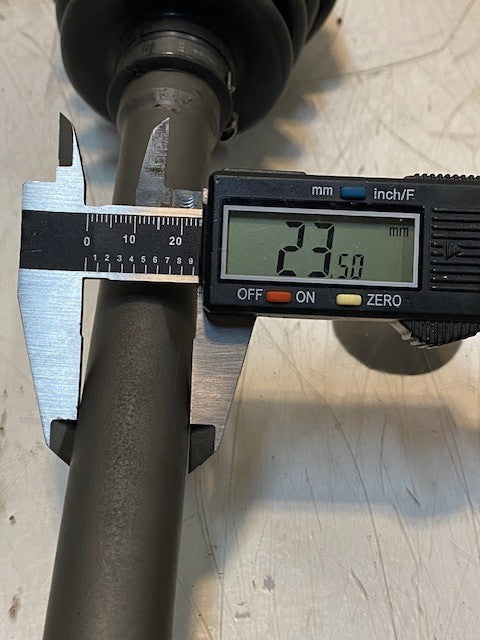 CV Driveshaft 55-0760 | 22265C | 86-2108 | BT-274 | 27" Long 22mm Thread