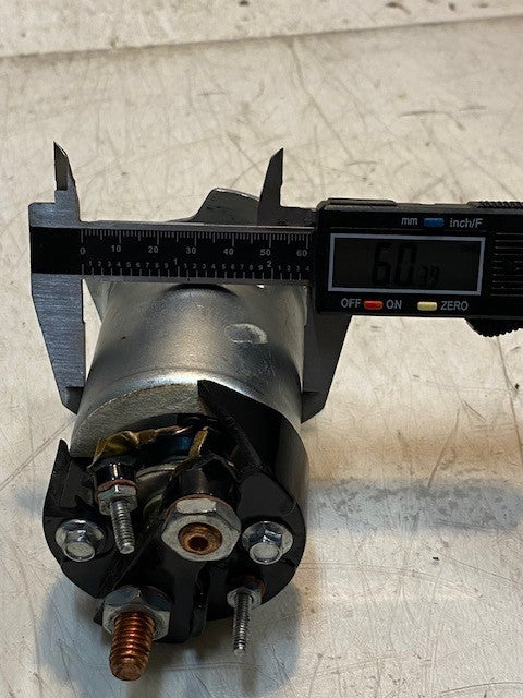 Solenoid 7-575 | 12V | 4-3/4" Tall 60mm OD 9mm Thread 4mm Thread