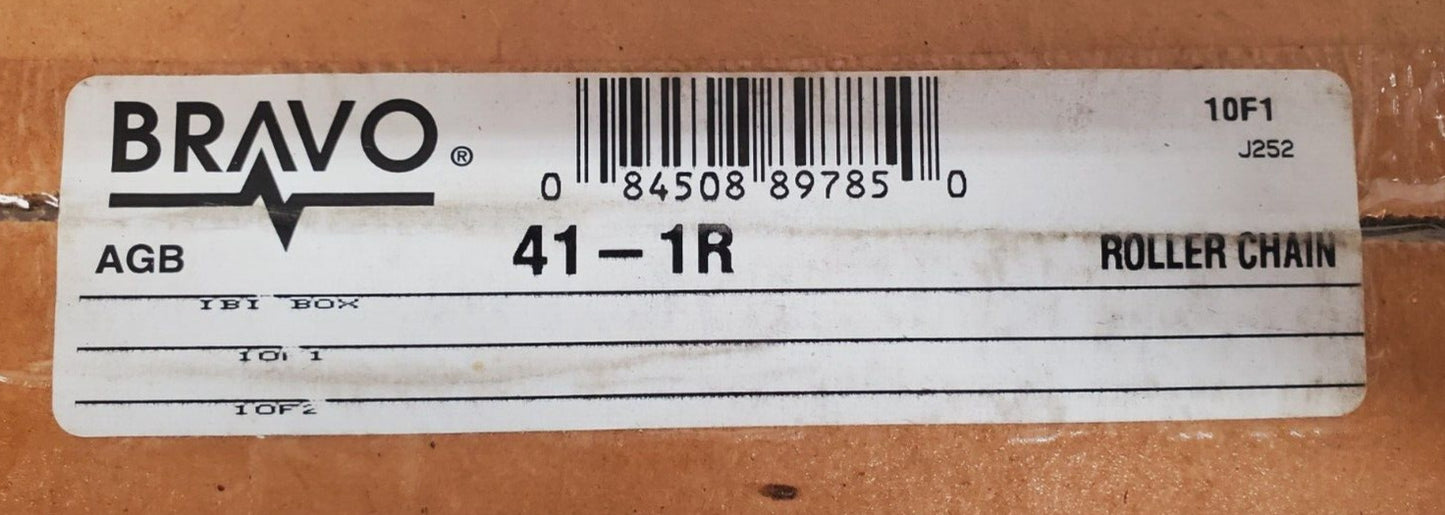 2 Quantity of Bravo Standard Roller Chains AGB 41-1R | 10F1 | J252 (2 Qty)