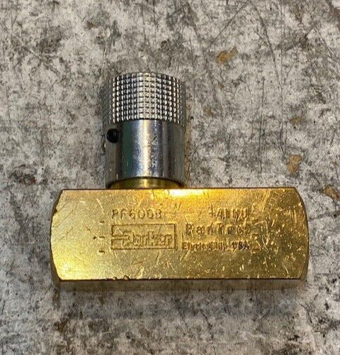 Parker Hydraulic Flow Control Valve PF600B