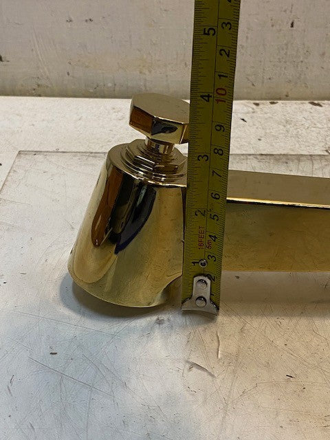 Kohler Gold Tub Faucet 9" Long 3-1/2" Tall 30mm Bore