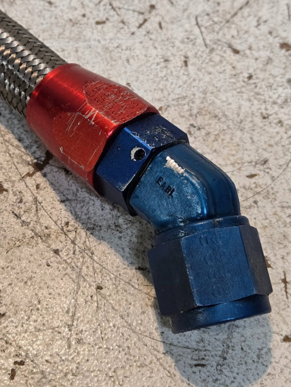 Earls Braided Line 18" 45 and 90 Degree Ends ES8B1