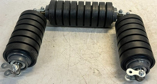 3-Piece Idler Roller Set For Conveyor Belt Assembly Heavy Duty Replacement Unit