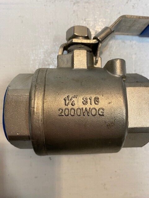 2 Qty of Southwest Ball Valves Full Port 1-1/4" 316 2000WOG | S8864 (2 Qty)