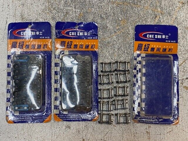 50 Qty of Che Shi 420 CS420 Chain Links (50 Quantity)