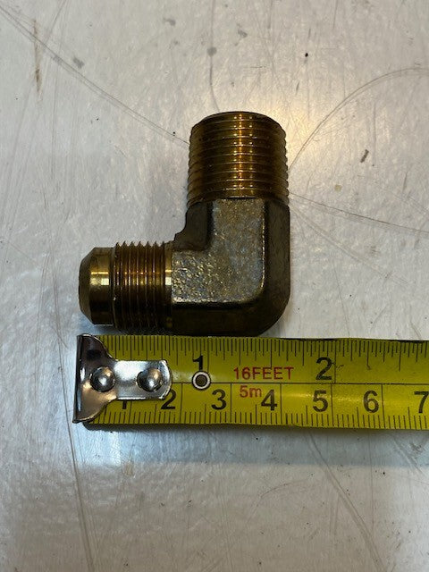 10 Quantity of 90 Degree Male Elbow Fittings 21mm Thread 19mm Thread (10 Qty)