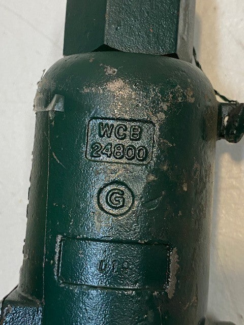 Farris Pressure Relief Valve 27CA23-M20, 27305, WCB 24800, 11" Long 26mm Thread