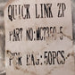 50 Qty Quick Link ZP MC7350-5  2"x1/4" (50 Qty)