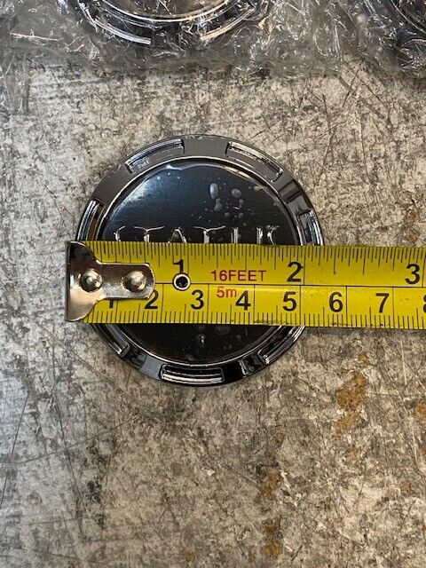 4 Qty of Status Alloy Wheels Chrome Snap In Center Caps C-352, S807-12-6 (4 Qty)