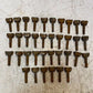 36 Quantity of Oval Head Drilling Bolts 2-1/4" L 1-1/2" Shaft 9mm Thread -36 Qty