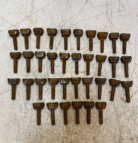 36 Quantity of Oval Head Drilling Bolts 2-1/4" L 1-1/2" Shaft 9mm Thread -36 Qty