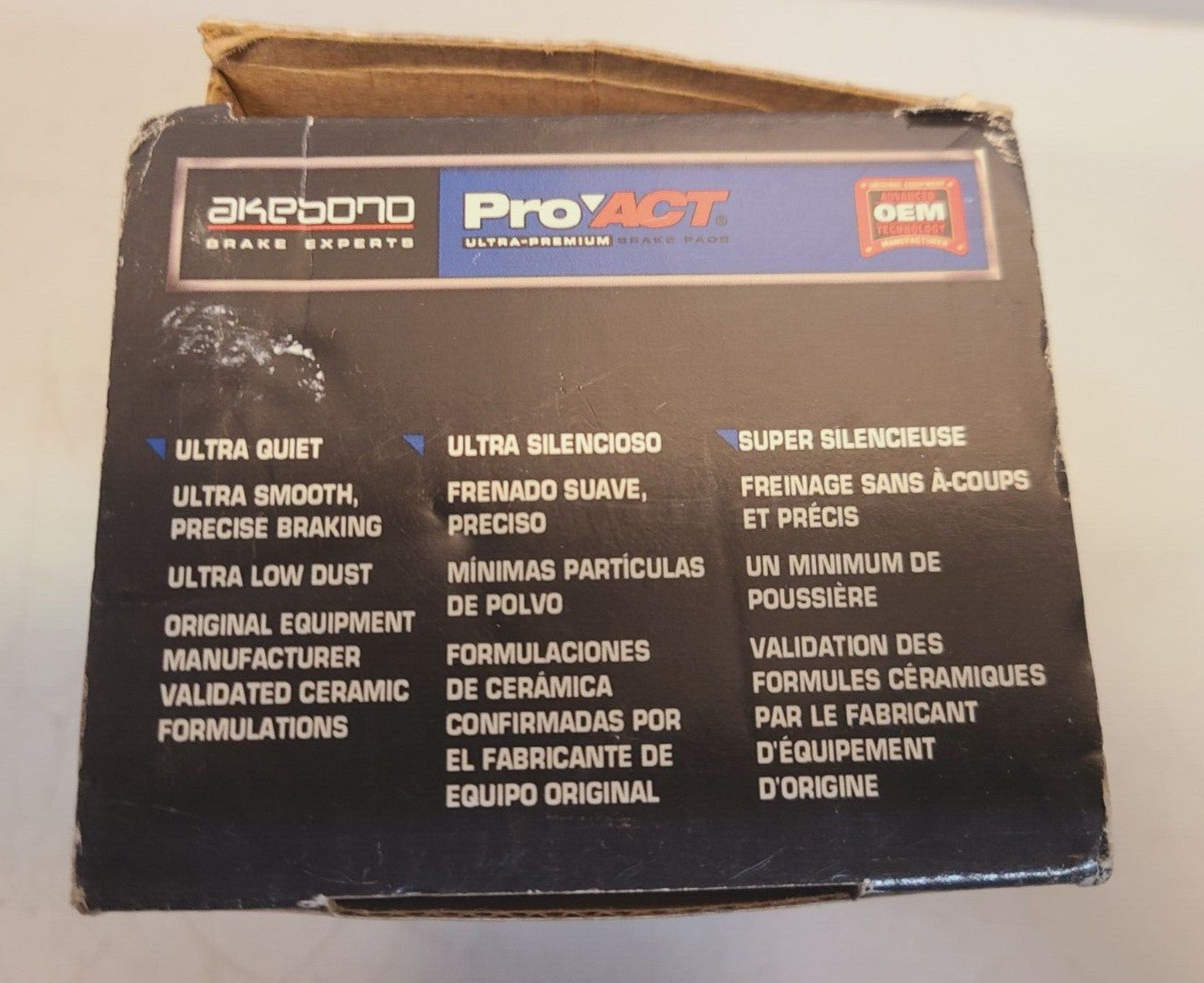 Akebono Proact Ultra Premium Disc Brake Pad Kit G2X19KB1 | AK AS327 FG