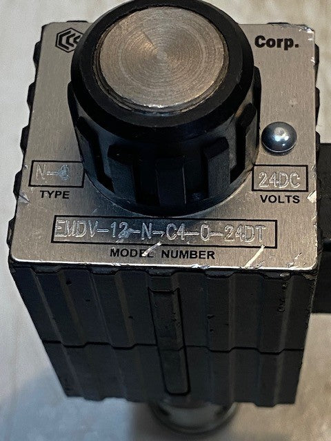 Command Controls Corp. Solenoid Valve EMDV-12-N-C4-0-24DT | 24DC Volts