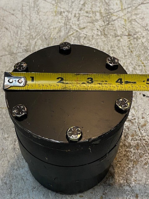 Hydraulic Oil Rotary Swivel Joint Cylinder 48mm Bore 4-1/4" OD 4-3/4" Tall