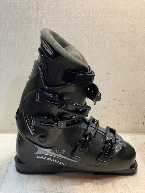 Salomon Performance 5.0 Size 27.0 US 9 UK 8 1/2 Black Ski Boots Flex 65-70