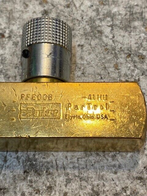 Parker Hydraulic Flow Control Valve PF600B