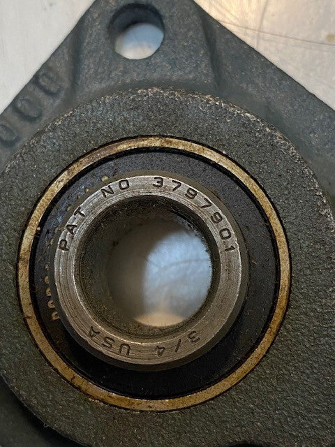 Dodge 4-Bolt Flange Bearing SC-3/4 B | 3797901 | 3-3/8" W 19mm Bore 10mm Holes
