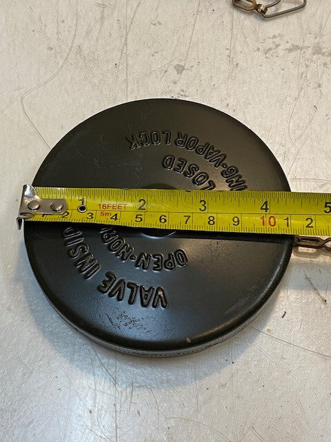 4 Quantity of Fuel Tank Caps for Military Fording-Vapor Lock 4-3/8" OD (4 Qty)