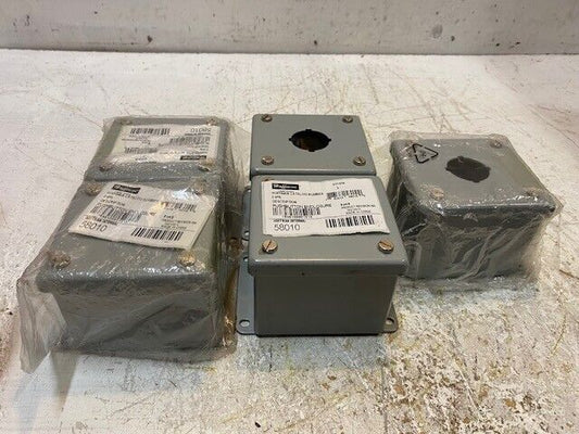 5 Quantity of Hoffman E1PB Push Button Enclosures 58010 (5 Quantity)