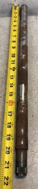 Metal Rear Axle Shaft 21-3/8In Heavy Equipment Industrial Drivetrain Unit