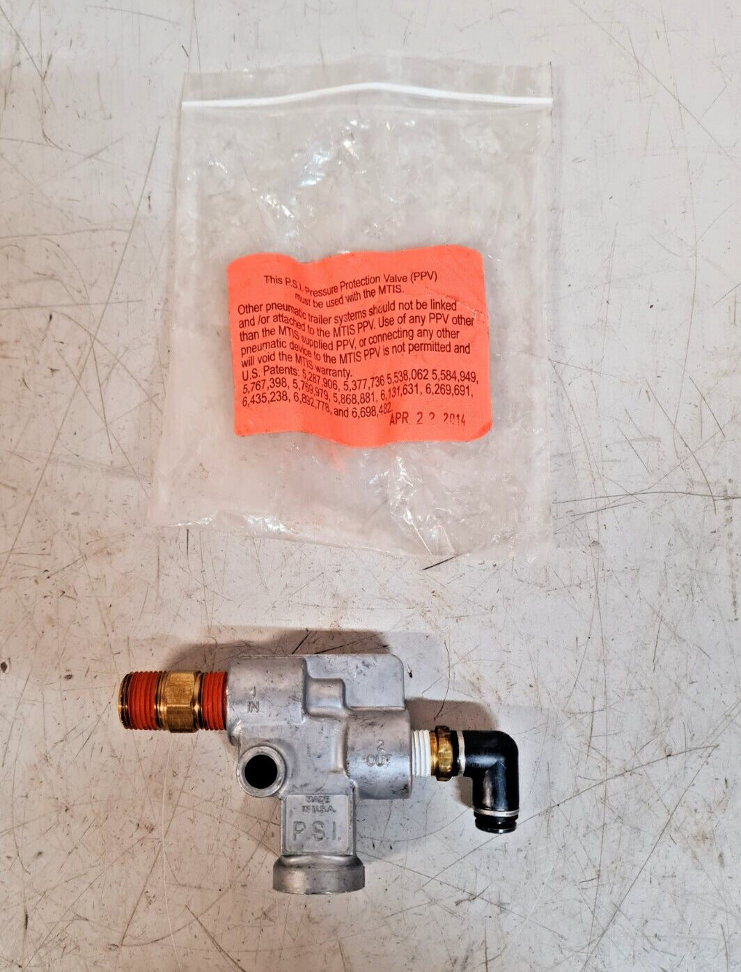 Meritor Pressure Protection Valve Assembly 3102501 | 31025-01