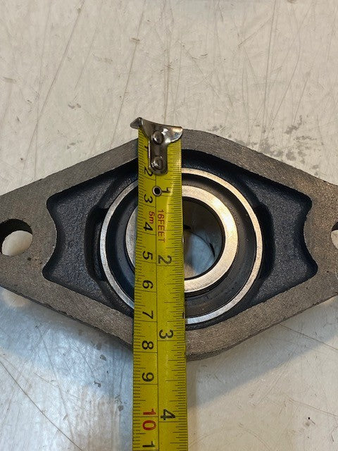 2 Qty of PEER 2-Bolt Flange FT206 Insert Bearing UC206-18 | 28mm Bore (2 Qty)