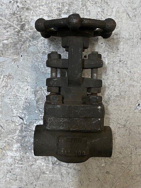 B-ELM | A105N | BFHD | 1/2 800 Forge Steel Rising Stem Gate Valve - USED