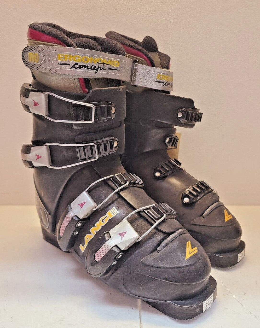 Lange Downhill Ski Boots Mid 5.6 | 3070088 | BLK 26.5 | C3070020S