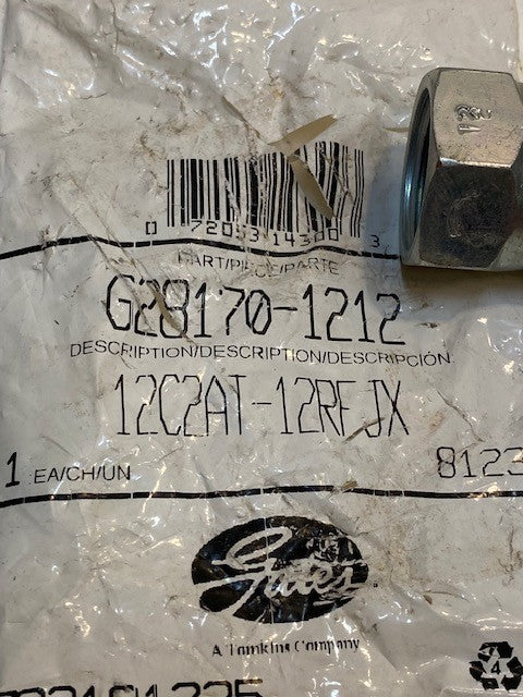 Gates G28170-1212 Mega Crimp Hydraulic Coupling Female Flare Swivel
