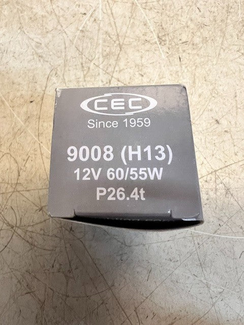 4 Quantity CEC Halogen Headlight Lamps 9008 | (H13) | P26.4t 12V 60/55W (4Qty)