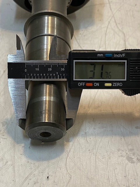 Output Shaft 9-Bolt, 12" L, W2-R234822.01, PVM098ER, 100528RM1023, 123AL00062A