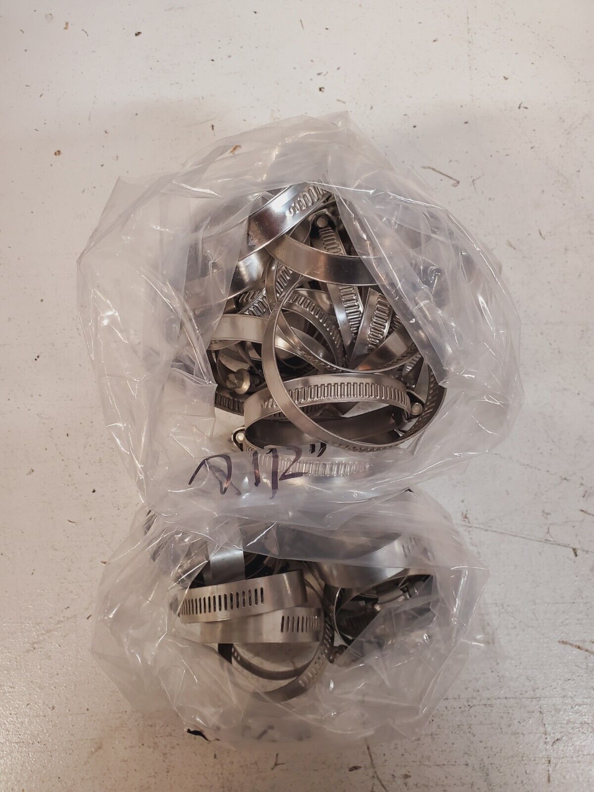 40 Qty of Gear Hose Clamps Stainless Steel 2-1/4" | 2-1/2" (40 Quantity)