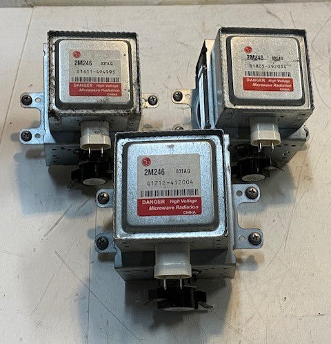 3 Quantity of LG 2M246-03TAG Microwave Magnetrons (3 Quantity)
