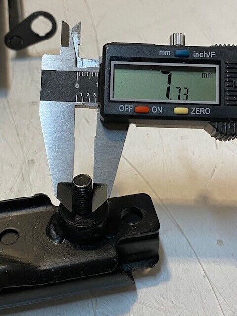 3 Pair of Seat Sliders 14-1/8" Length 1-3/8" Width 1-1/8" Thickness 8mm Screw