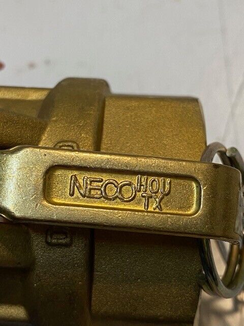 Neco D-200 Cam Lock Coupling 63mm Bore 76mm OD 56mm Thread Bore 67mm Thread OD