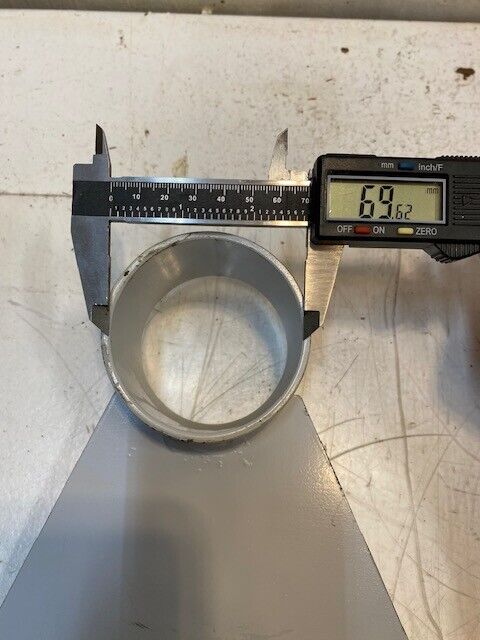 Section of Engine Support Bar Transverse 7-5/8" W 2-3/16" Thick 70mm Bore
