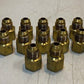 12 Quantity of Fire Pipe Adapter Brass Fittings 21mm OD 16mm Thread (12 Qty)