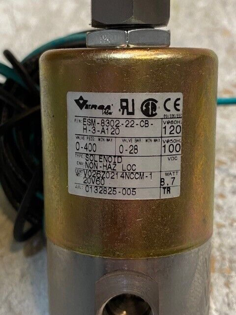 Versa Valve ESM-8302-22-CB-H-3-A120 Solenoid Valve