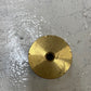 Brass Fire Hose Rack Nozzle No Thread Connection 55mm Top OD 10mm ID 49mm Bottom