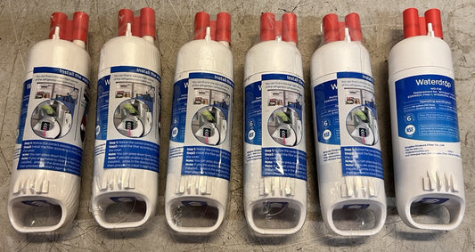 6 Quantity Waterdrop WD-F38 Refrigerator 200 Gallon Carbon Block Water Filters