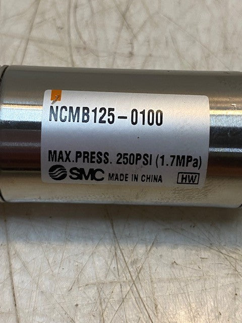 SMC Pneumatic Stainless Steel Standard Single Rod Air Cylinder NCMB125-0100