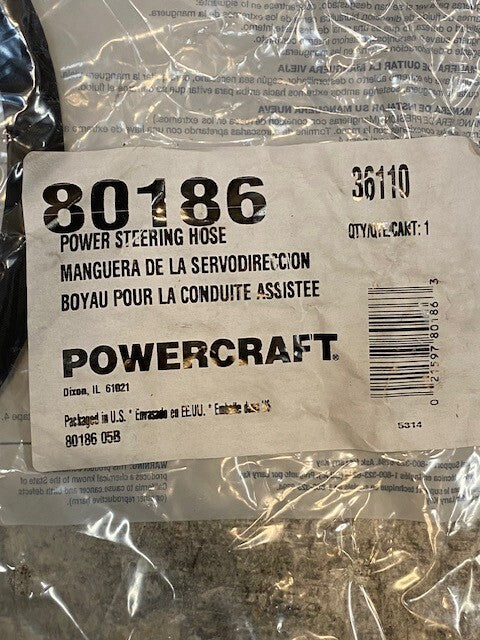 Powercraft Power Steering Hose 80186