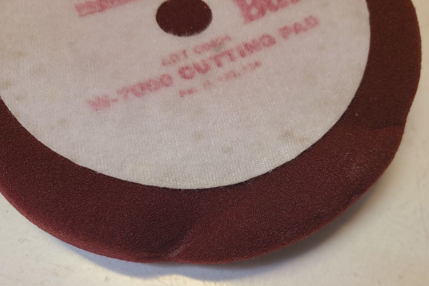 2 Qty. of Meguiar's Soft Buff 8" Red Velcro Foam Cutting Pads W-7000 (2 Qty)