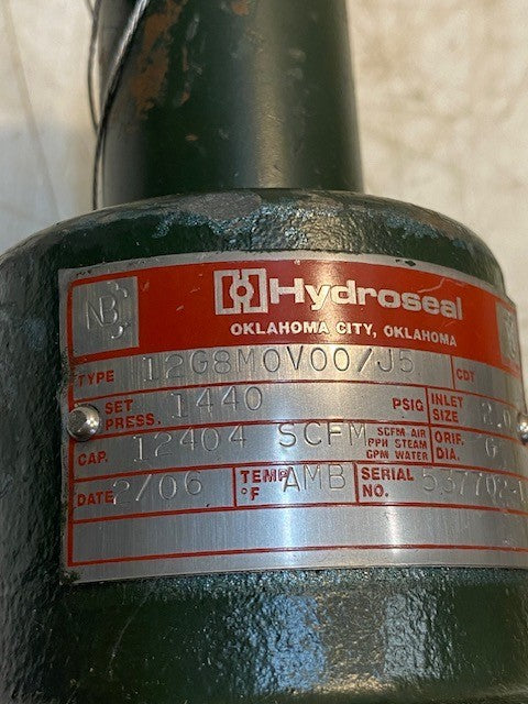 Hydroseal 12G8M0V00/J5 Safety Pressure Relief Valve HSV | ML WCC