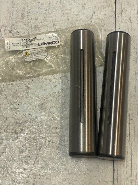 2 Lot of Lempco 951-1640 2" OD 10" Long Straight Guide Post (2 Qty)